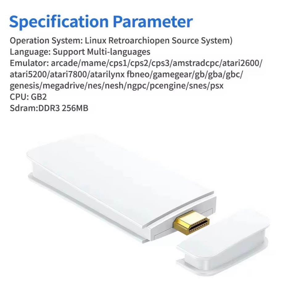 Retro 2.4G Wireless Gaming Console – 20,000 Preinstalled Games, Plug & Play