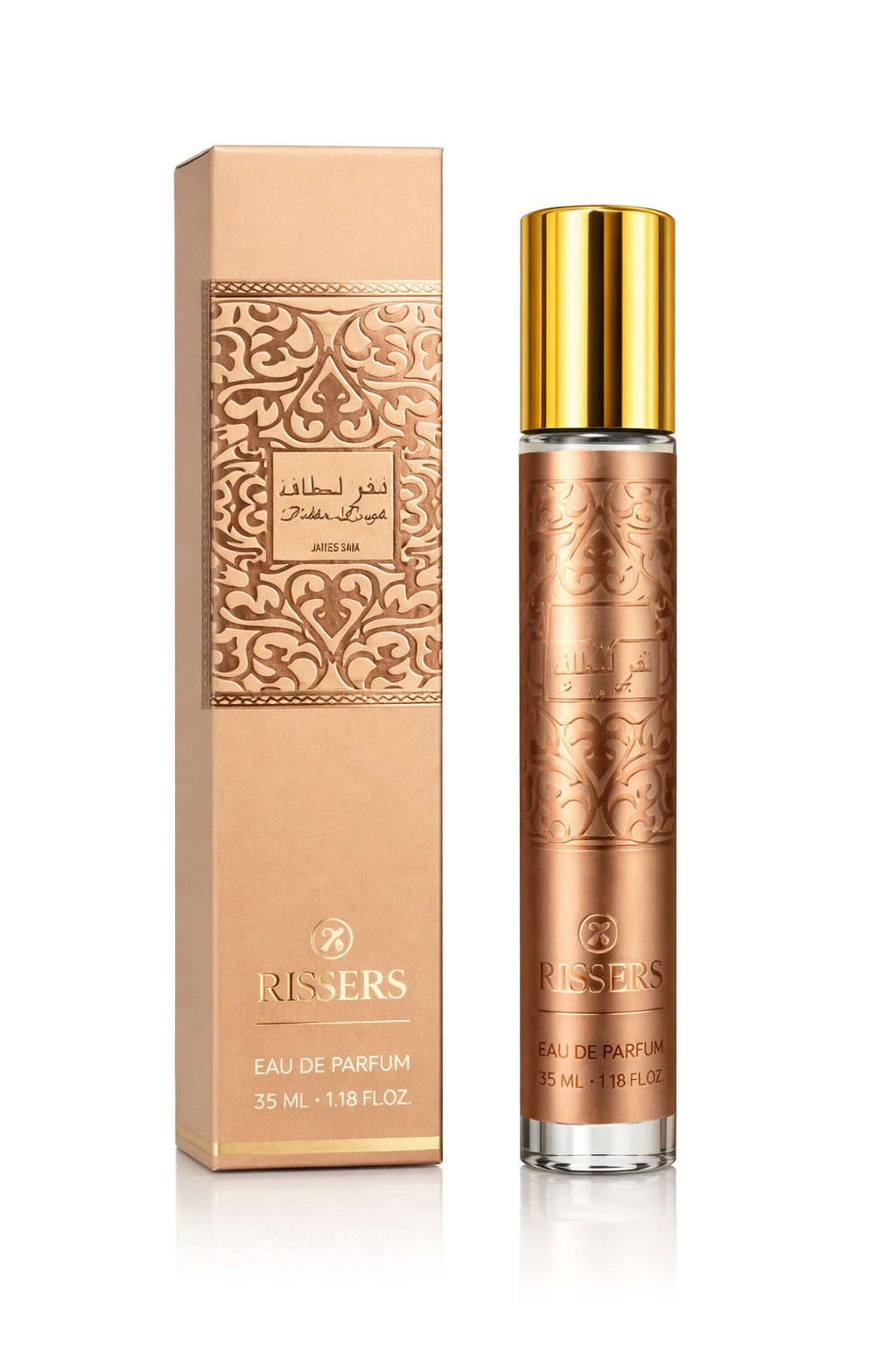 35ML Arabic Men’s Perfume Travel Spray – Luxury Long Lasting Eau De Parfum | Rissers Gold Edition