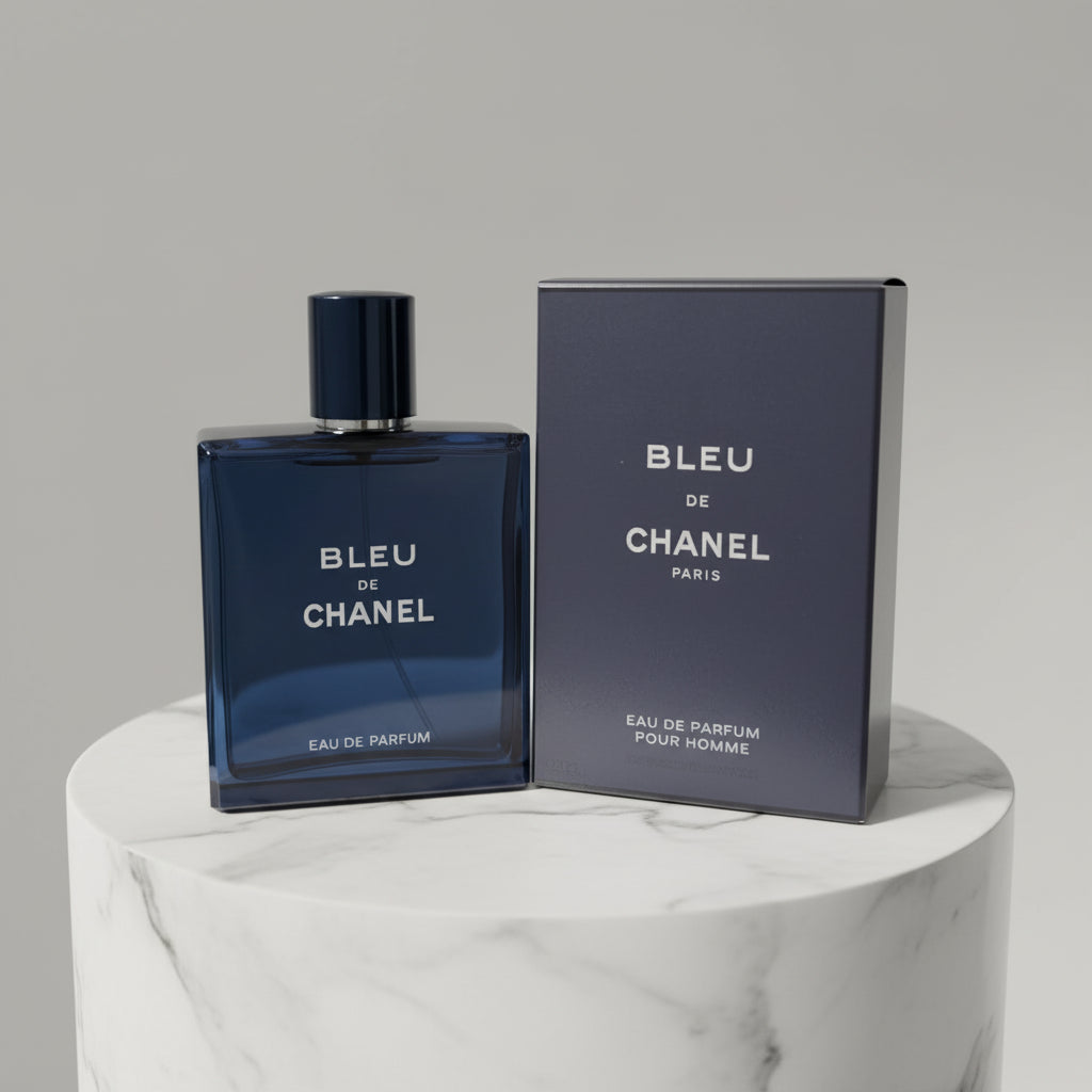 Bleu De Chanel Eau De Parfum 100ml for Men – Long Lasting Fresh Woody Citrus Cologne Spray